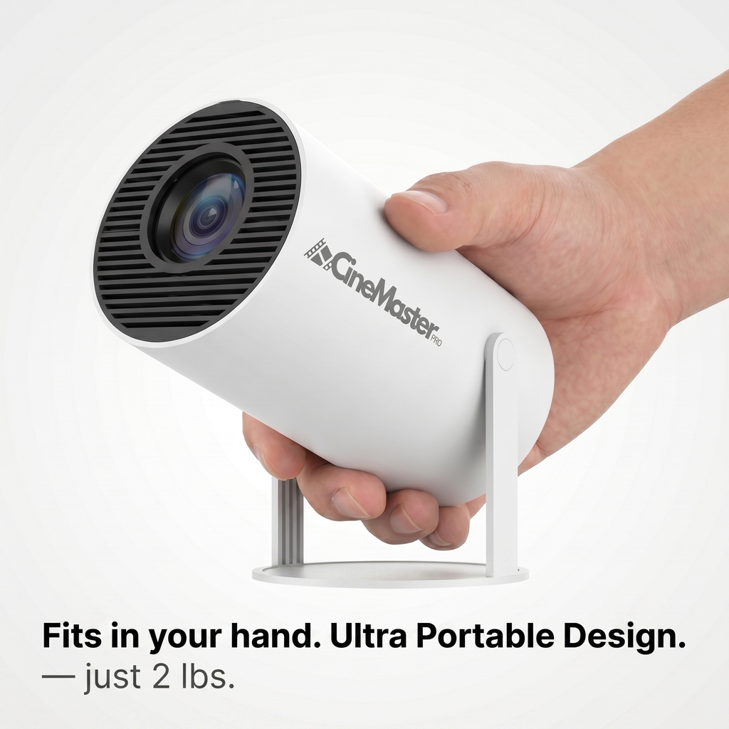 CineMaster Pro® - 4K Smart Projector